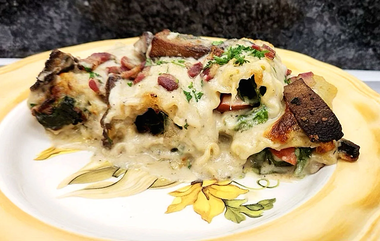 Chickenpancettalasagna Chickenpancettalasagna