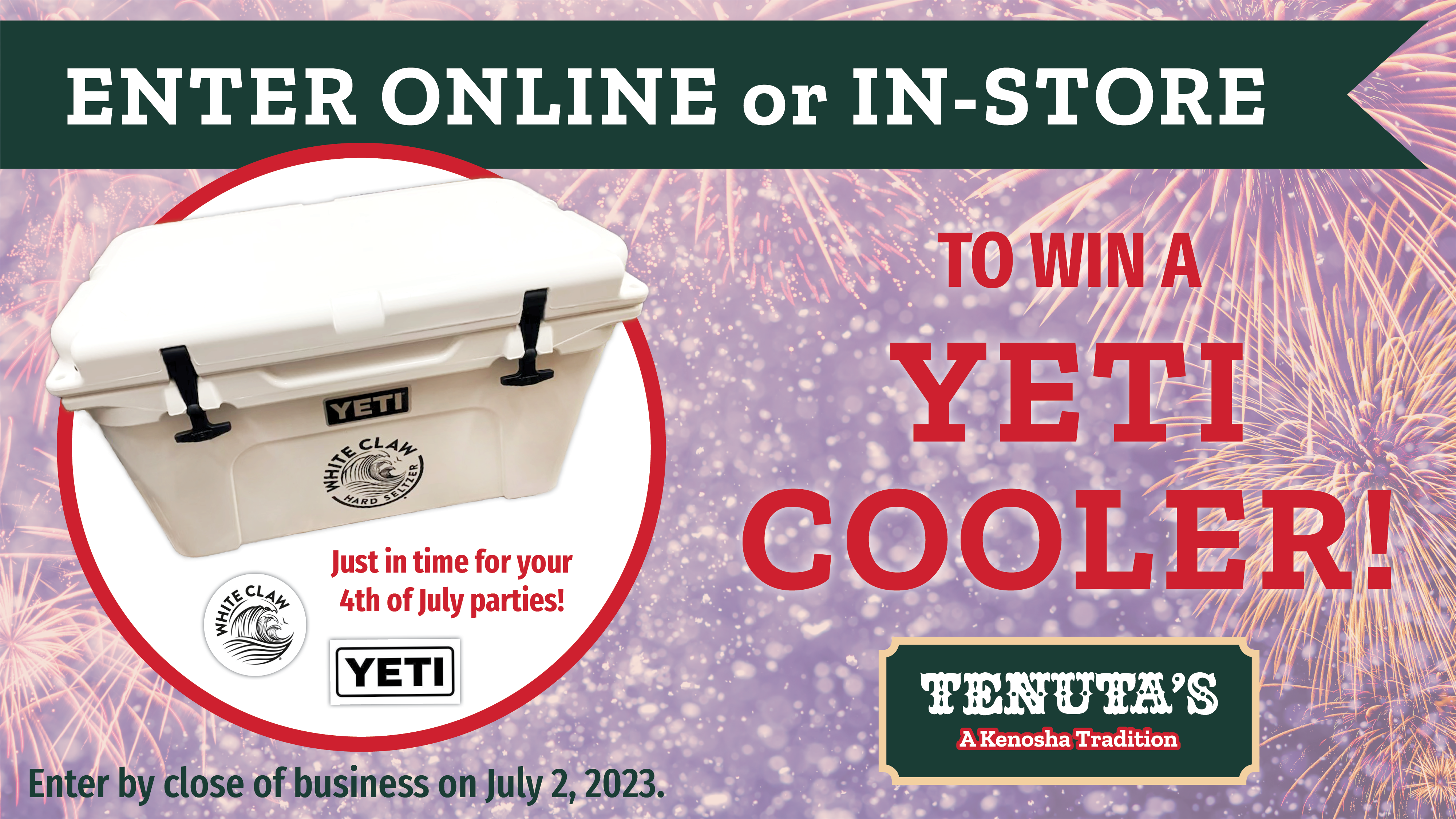 Tenutas Yeti Cooler Promo 062123