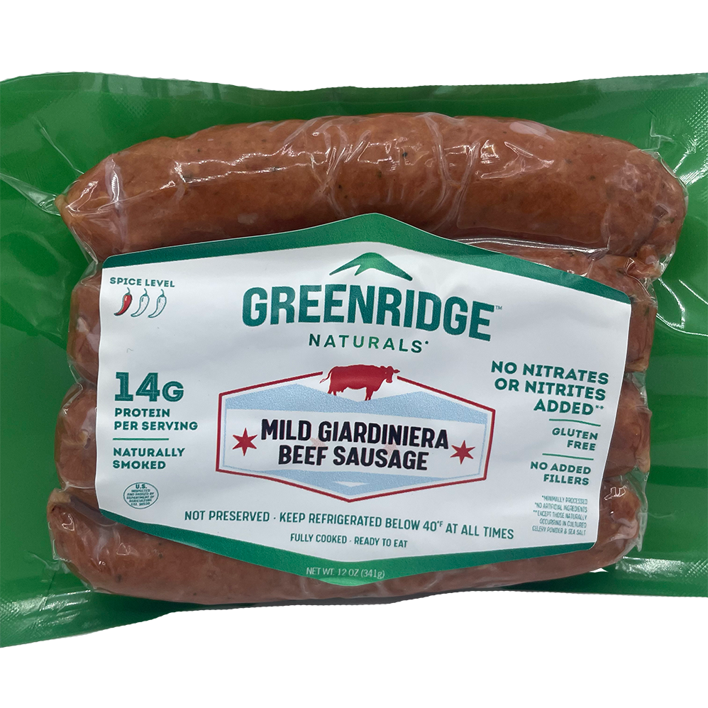 Greenridge Mild Giardiniera Beef Sausage