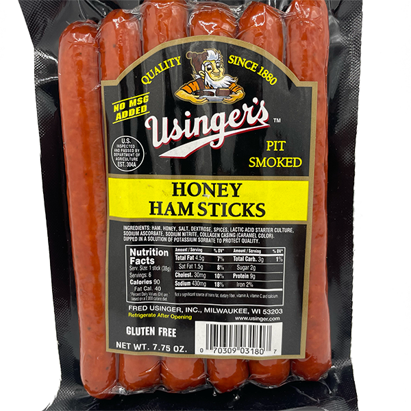 Usingers Honey Ham Sticks 600x600