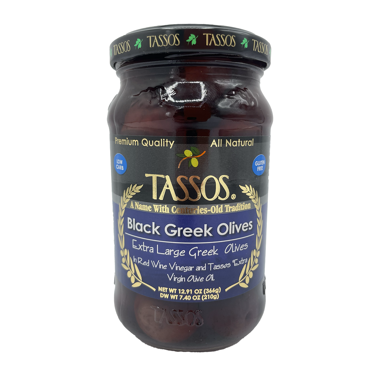 Tassos Black Greek Olives